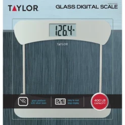 Digital Glass Scale With Stainless Steel Accents Clear - Taylor -Baxton Studio Store GUEST 336bb517 2a17 4ec3 b677 ce6e84fadbc0