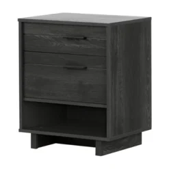 Fynn Nightstand With Cord Catcher - South Shore -Baxton Studio Store GUEST 33ec540f b990 476e 8fe3 037d8f029c36