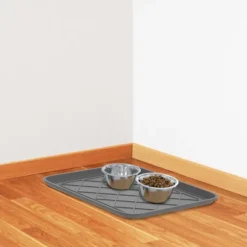 All Weather Boot Tray - Small Water-Resistant Plastic Utility Shoe Mat For Indoor And Outdoor Use In All Seasons By Stalwart (Gray) -Baxton Studio Store GUEST 34db7905 ad1d 426a 8463 78204b7540dc