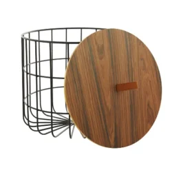 Set Of 2 Metal Storage Baskets Brown - Olivia & May -Baxton Studio Store GUEST 34fe30b9 c850 4747 b4b1 bcf20eec93bb