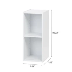 IRIS USA 2 Tire Space Saving Cube Organizer With Height Adjustable Shelf -Baxton Studio Store GUEST 3562eaa2 435b 47f0 84f7 294bf22cd85d