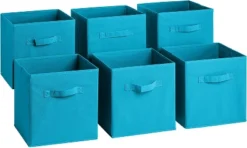 Sorbus 11 Inch Cube Storage Organizer Bins - 6 Pack -Baxton Studio Store GUEST 35991a05 0721 48cd a17d a3f682e6b4c4