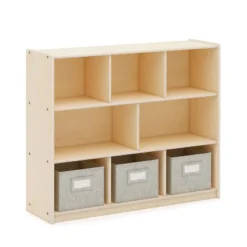 Guidecraft EdQ 3-Shelf 8-Compartment Storage - 36" 11 Guidecraft EdQ 3-Shelf 8-Compartment Storage - 36" -Baxton Studio Store GUEST 35ef5b1f 06db 4a66 a3ed bf58222cff89