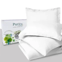 Purity Home 3pc 400 Thread Count Cotton Percale Duvet Set 13 Purity Home 3pc 400 Thread Count Cotton Percale Duvet Set -Baxton Studio Store GUEST 36195dac 041a 4d1e a6dc e404e7d01075