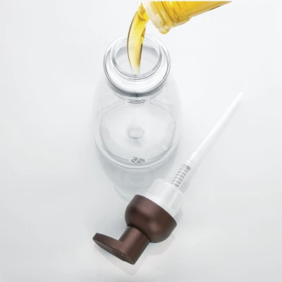 MDesign Round Refillable Foaming Hand Soap Dispenser Pump, 2 Pack 7 MDesign Round Refillable Foaming Hand Soap Dispenser Pump, 2 Pack - Image 5