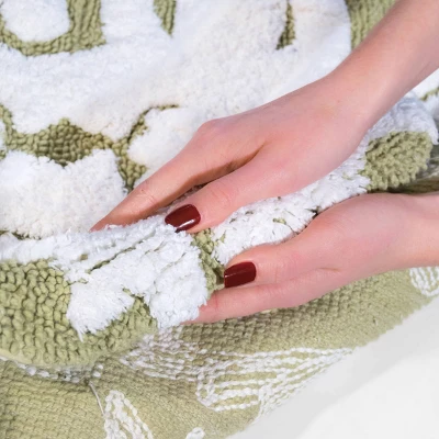 2pc Iron Gate Floral Bath Mat Set - Chesapeake 6 2pc Iron Gate Floral Bath Mat Set - Chesapeake - Image 4