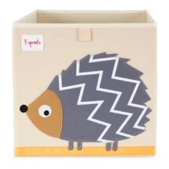 3 Sprouts Large 13 Inch Square Children's Foldable Fabric Storage Cube Organizer Box Soft Toy Bin 2 Piece Bundle With Blue Cat, Pet Hedgehog Designs -Baxton Studio Store GUEST 38eb0a7b 2f69 4153 aeda 58d9891571d7