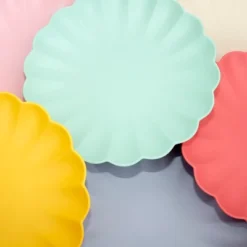 Meri-Meri Meri Meri Small Multicolor Reusable Bamboo Plates (Pack Of 6) -Baxton Studio Store GUEST 3992fcae c158 41cd 98aa a60c1e57242c