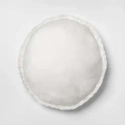 Faux Fur Floor Kids' Pillow Cream - Pillowfort™ -Baxton Studio Store GUEST 3a082ea1 2537 4cd1 bbb5 134721edad48