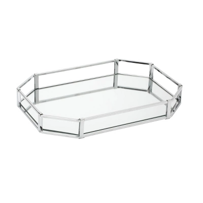 Octagon Design Bathroom Tray Chrome - Home Details 4 Octagon Design Bathroom Tray Chrome - Home Details - Image 2