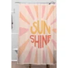 Lyman Creative Co. Sunshine Hand Lettering Shower Curtain Pink - Deny Designs 2 Lyman Creative Co. Sunshine Hand Lettering Shower Curtain Pink - Deny Designs -Baxton Studio Store GUEST 3ba8e3fd 0fef 4043 93f0 6110f71b10bd