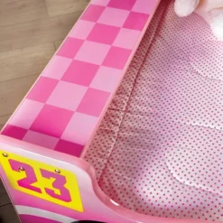 Twin Naglin Racing Car Bed With Led Headlight Pink - HOMES: Inside + Out -Baxton Studio Store GUEST 3d13ac74 329d 479a 817d be6ce7a2970f