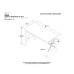 Writing Desk Modern Feel Brown - AFI -Baxton Studio Store GUEST 3d62f11c 5036 4e06 9a88 df2f7964895d