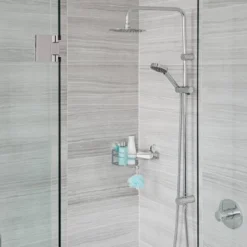 Stick N Lock Plus Kroma Combo Shower Basket Chrome - Better Living Products 7 Stick N Lock Plus Kroma Combo Shower Basket Chrome - Better Living Products -Baxton Studio Store GUEST 3d96252b 9df8 4ff6 a396 2408d48b7e6b