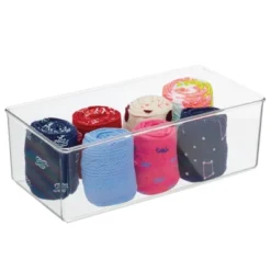 MDesign Plastic Drawer Organizer Bin For Closets - Clear -Baxton Studio Store GUEST 3da40e7e 1069 4d58 bc2a 842f876270f1