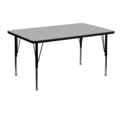 Flash Furniture 30''W X 48''L Rectangular Thermal Laminate Activity Table - Height Adjustable Short Legs 7 Flash Furniture 30''W X 48''L Rectangular Thermal Laminate Activity Table - Height Adjustable Short Legs -Baxton Studio Store GUEST 3f088a5d c3ec 4a1a 8918 ac81f3d167e5