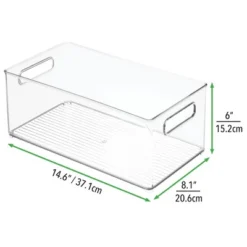 MDesign Plastic Kitchen Baby Food Storage Bin With Handle -Baxton Studio Store GUEST 3fae5c04 5ea8 4d8f adcf 55a21d9e1fc5