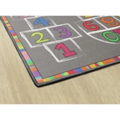 Flagship Carpets Hopscotch Rainbow Numbers Children's Area Rug, 3' X 5' -Baxton Studio Store GUEST 402a2052 24f9 4495 a90e 1dd67d70745f
