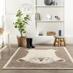 NuLOOM Reika Lion Cub Machine Washable Kids Area Rug -Baxton Studio Store GUEST 4174cedf 351f 451f a51c 7c5ce3dd6a14