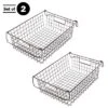Set Of 2 Storage Bins - Basket Set For Toy, Kitchen, Closet, And Bathroom Storage - Large Shelf Organizers With Handles By Home-Complete (Brown) 2 Set Of 2 Storage Bins - Basket Set For Toy, Kitchen, Closet, And Bathroom Storage - Large Shelf Organizers With Handles By Home-Complete (Brown) -Baxton Studio Store GUEST 418d06f8 86f2 498b 8067 7ce05c874404