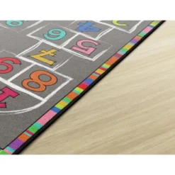 Flagship Carpets Hopscotch Rainbow Numbers Children's Area Rug, 3' X 5' -Baxton Studio Store GUEST 43f89c80 5c33 4b0e afde 62610cbc6a4d