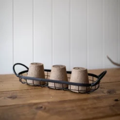 Oblong Black Metal Basket - Foreside Home & Garden -Baxton Studio Store GUEST 442f98fe 320c 46f4 920a 076064345e13