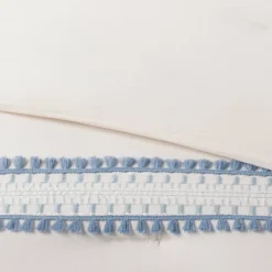 12pc Embroidered Fringe Stripe With Tassels Comforter & Sheet Bedding Set - Threshold™ -Baxton Studio Store GUEST 443f5997 1107 4e72 b1b1 7852d0cd6908