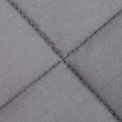 48" X 72" 15lbs Cotton Weighted Blanket Charcoal - NEX