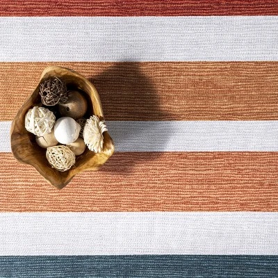 NuLOOM Colorful Striped Machine Washable Kids Area Rug 7 NuLOOM Colorful Striped Machine Washable Kids Area Rug - Image 5