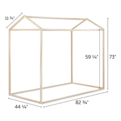 Sweedi House Bed - Natural Poplar - South Shore -Baxton Studio Store GUEST 45b07286 3711 4bb3 9e97 4a4220e82e0f