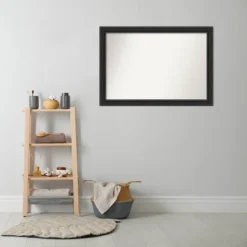 40" X 28" Non-Beveled Shipwreck Black Narrow Bathroom Wall Mirror - Amanti Art 15 40" X 28" Non-Beveled Shipwreck Black Narrow Bathroom Wall Mirror - Amanti Art -Baxton Studio Store GUEST 4628535e 3056 4511 812f eb2fc09983ec