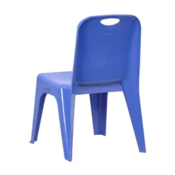 Flash Furniture 2 Pack Blue Plastic Stackable School Chair With Carrying Handle And 11" Seat Height -Baxton Studio Store GUEST 46b5689c 0f05 4408 b065 8784272b782d