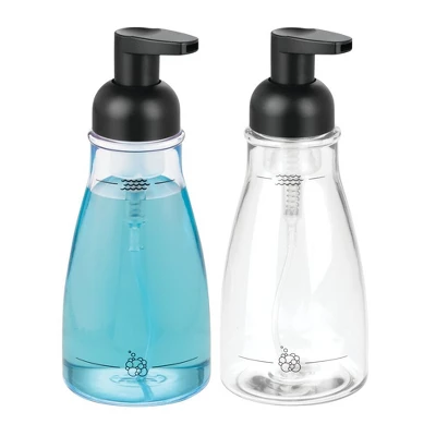 MDesign Round Refillable Foaming Hand Soap Dispenser Pump, 2 Pack 10 MDesign Round Refillable Foaming Hand Soap Dispenser Pump, 2 Pack - Image 8