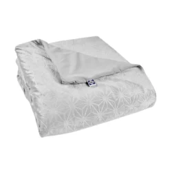 48"x72" Clean Comfort 20lbs Weighted Blanket With Removable Cover Gray - Sealy -Baxton Studio Store GUEST 4748f563 036b 4ab3 8bfa 460cfa3a35be