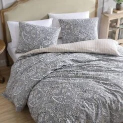 Stone Cottage Lancaster 100% Cotton Duvet Cover Set Gray -Baxton Studio Store GUEST 4912c714 3d8c 4b2c 922d 5429ff5662bc