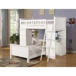 Twin Willoughby Kids' Loft Bed White - Acme Furniture 9 Twin Willoughby Kids' Loft Bed White - Acme Furniture -Baxton Studio Store GUEST 49b03d95 4817 41b6 85a0 b64489ff40f9