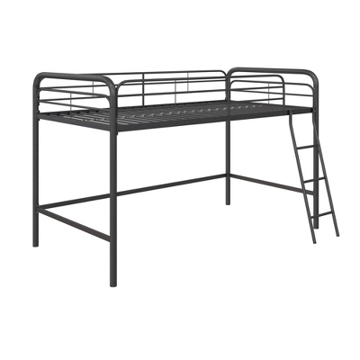 Adeline Junior Metal Loft Bed Black - Room & Joy 4 Adeline Junior Metal Loft Bed Black - Room & Joy - Image 2