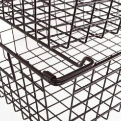 Set Of 2 Storage Bins - Basket Set For Toy, Kitchen, Closet, And Bathroom Storage - Large Shelf Organizers With Handles By Home-Complete (Brown) -Baxton Studio Store GUEST 4acd3ae4 4c46 4325 a782 edfa9cafd3ff