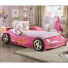 Twin Naglin Racing Car Bed With Led Headlight Pink - HOMES: Inside + Out -Baxton Studio Store GUEST 4ae38d59 4c9d 485a 8e34 63678b5134d4