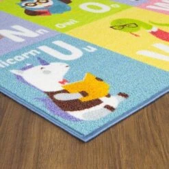KC CUBS Boy & Girl Kids ABC Alphabet Animal Educational Learning & Fun Game Play Area Non Slip Nursery Bedroom Classroom Rug Carpet -Baxton Studio Store GUEST 4b2f55a9 5fa9 4a73 afe5 4ae51dad7410