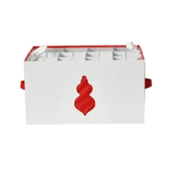 Household Essentials Ornament Storage Chest With 24 Pockets Green 21 Household Essentials Ornament Storage Chest With 24 Pockets Green -Baxton Studio Store GUEST 4b50373b 11d8 474f 9cba e31e01e2ce0d