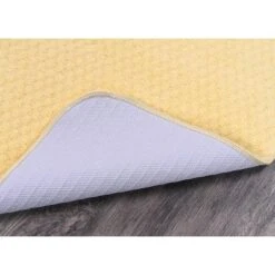 30"x50" Washable Bath Rug Yellow - Garland Rug -Baxton Studio Store GUEST 4b63ef3e 84ca 4064 a138 4dbe902e93fd