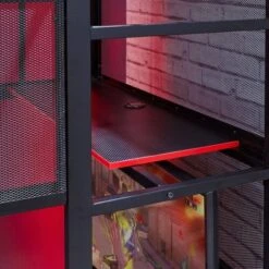 Twin Battle Den Gaming Bunk Bed With TV Mount Black - X Rocker -Baxton Studio Store GUEST 4b7530f2 8a50 4feb 8e1b d9e8ba3a6eb2