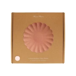 Meri-Meri Meri Meri Small Pink Reusable Bamboo Plates (Pack Of 6) -Baxton Studio Store GUEST 4baa5449 7e2e 401c 8611 52f04c9f8e27