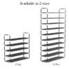 Hastings Home 5-Tier Shoe Rack For Storage And Organization - Black 2 Hastings Home 5-Tier Shoe Rack For Storage And Organization - Black -Baxton Studio Store GUEST 4d164216 57ff 49d9 98e3 eb2b1957ce3c