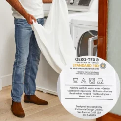 Luxury Fitted Sheet Only, 600 Thread Count - 100% Cotton Sateen, Deep Pocket, Soft, Cool & Durable By California Design Den 9 Luxury Fitted Sheet Only, 600 Thread Count - 100% Cotton Sateen, Deep Pocket, Soft, Cool & Durable By California Design Den -Baxton Studio Store GUEST 4e580f15 6e88 4178 8f8d 2d6f0dc76969