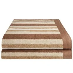 Cotton Modern Stripe 2-Piece Bath Sheet Set By Blue Nile Mills 18 Cotton Modern Stripe 2-Piece Bath Sheet Set By Blue Nile Mills -Baxton Studio Store GUEST 4e9c3ab0 e5f5 476f aa27 c3e3cde83401