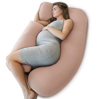 PharMeDoc Pregnancy Pillow, U-Shape Full Body Maternity Pillow, Cooling Cover 11 PharMeDoc Pregnancy Pillow, U-Shape Full Body Maternity Pillow, Cooling Cover - Image 9