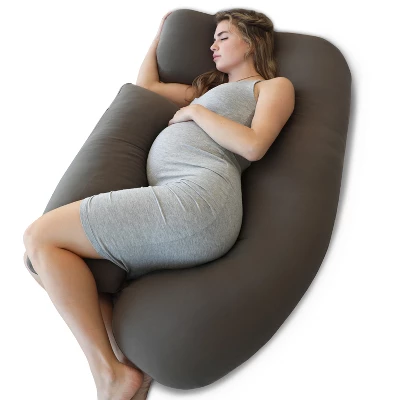 PharMeDoc Pregnancy Pillow, U-Shape Full Body Maternity Pillow, Cooling Cover 10 PharMeDoc Pregnancy Pillow, U-Shape Full Body Maternity Pillow, Cooling Cover - Image 8