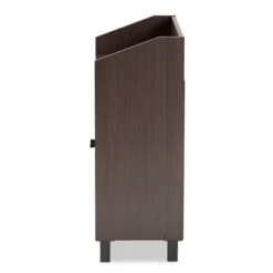 Rossin Wood 2 Door Entryway Shoe Cabinet - Baxton Studio -Baxton Studio Store GUEST 50d9bada 1b41 4023 b115 4dc0cd07f2f0